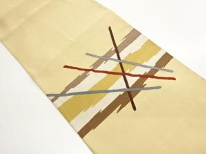 抽象模様織出し名古屋帯